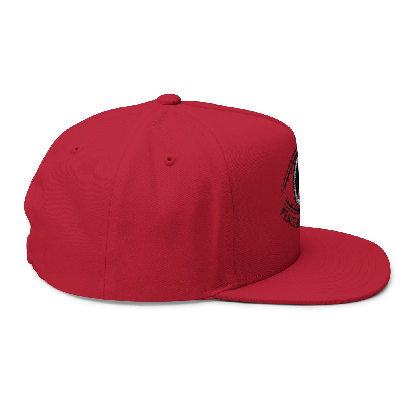 Embroidered Snapback Cap ‘Peace Begins Within’