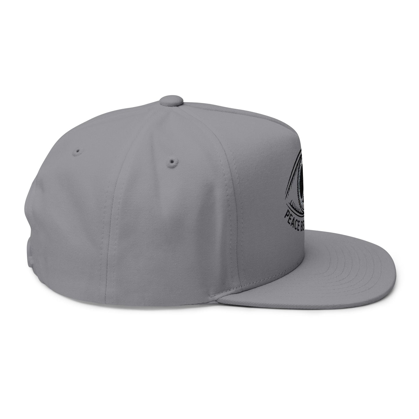Embroidered Snapback Cap ‘Peace Begins Within’