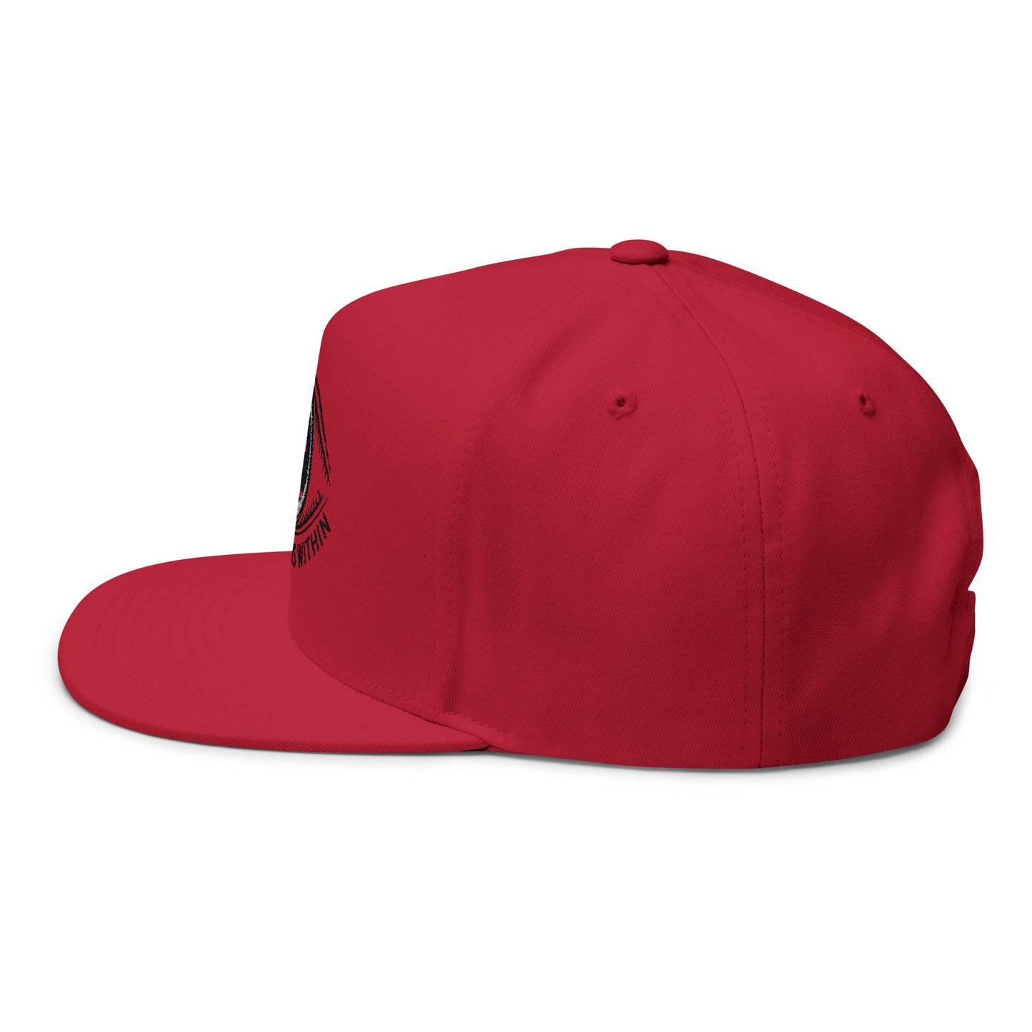Embroidered Snapback Cap ‘Peace Begins Within’